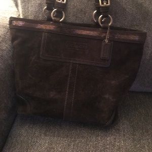 Coach Suede Bag