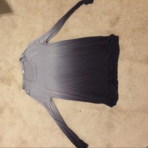 Hollister Long Sleeve Grey Ombré