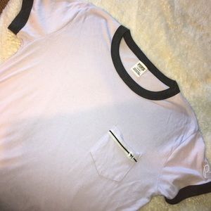 Pink Ringer Tee