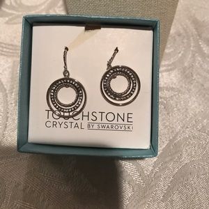 Touchstone by Swarovski Round and Round Earrings