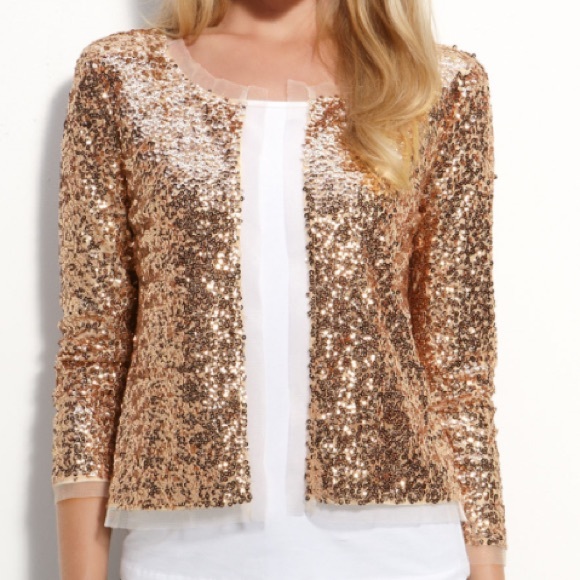 champagne sequin jacket
