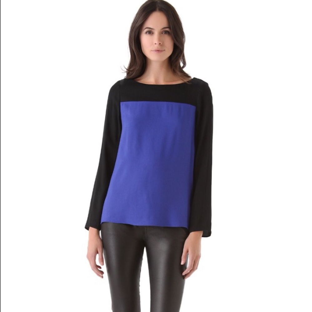 Joie Aliso Colorblock Top