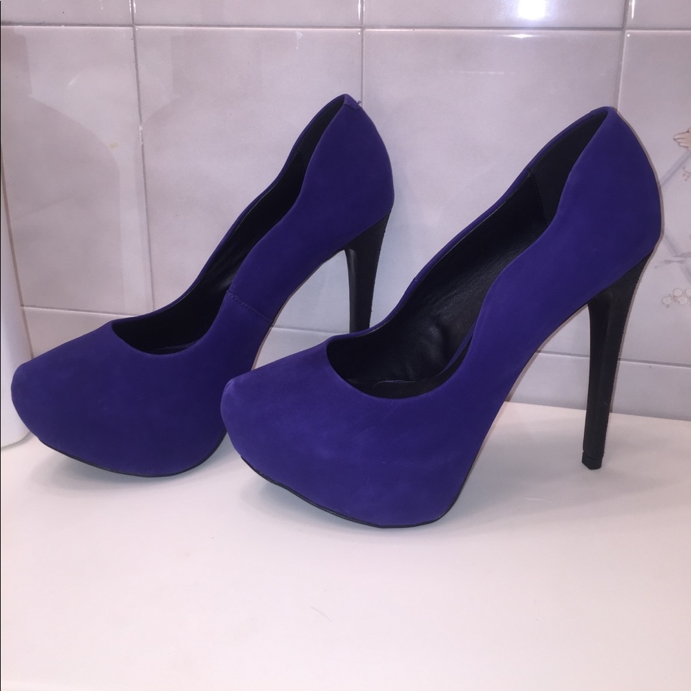 ALDO royal blue heels