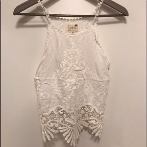 Cute embroidered crop from Pacsun NWT