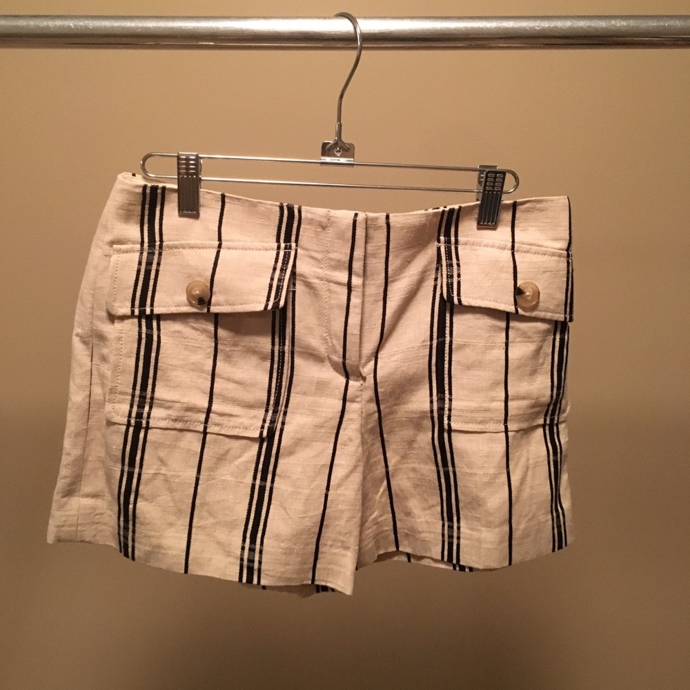 Tory Burch striped shorts, size 0