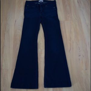 Free People dark blue flare jeans