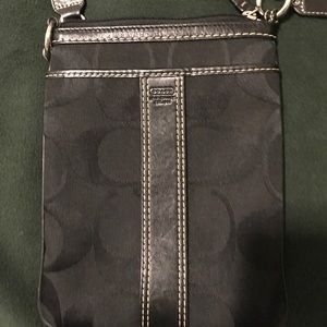 Coach with "C" Crossbody Bag - Black
