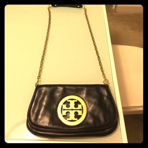 Tory Burch black leather purse