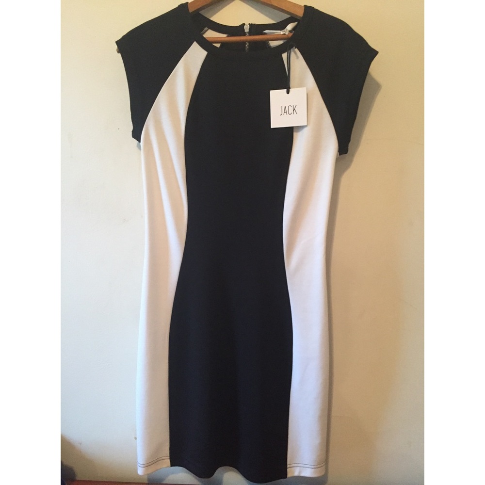 Black & white cocktail dress BB Dakota