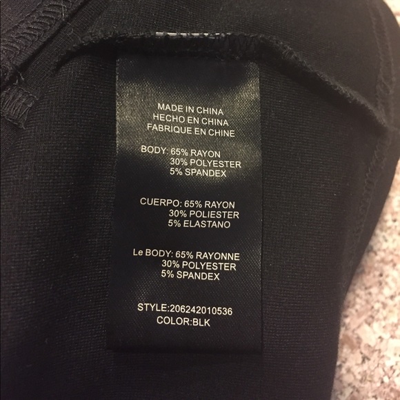 BEBE MIDI SKIRT. BLACK. Size S - Picture 3 of 3