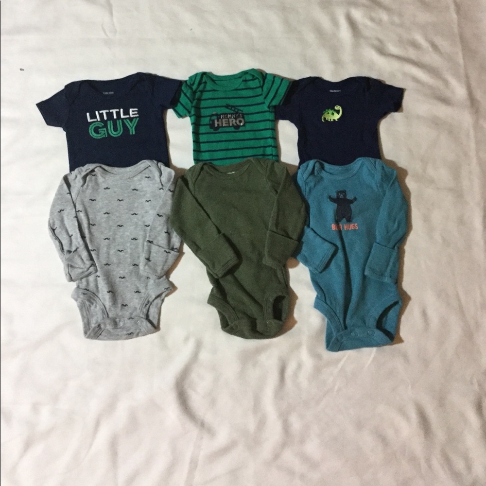 Newborn six shirt bundle