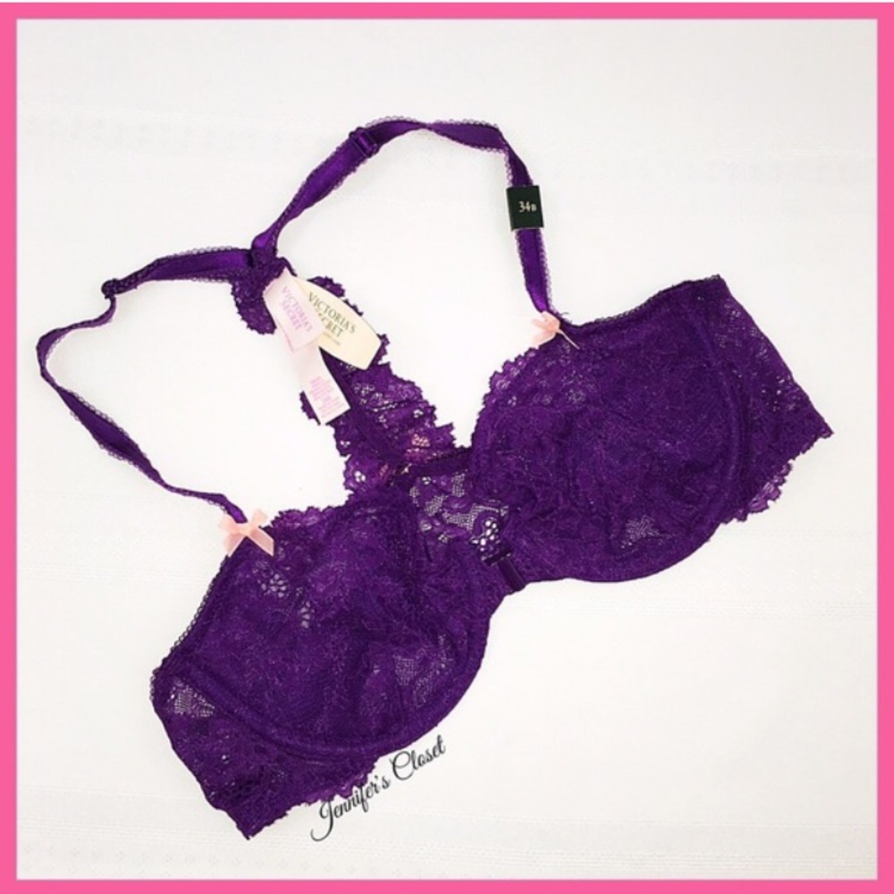•Victoria’s Secret•Unlined underwire Lace bra - Picture 2 of 3