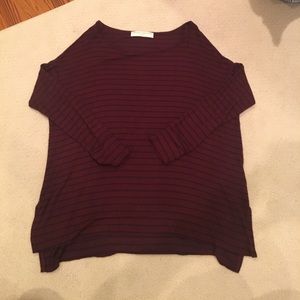 Striped long sleeve tee