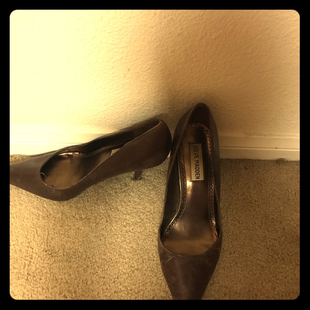 Vintage brown pumps-size 8
