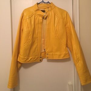 Yellow spring jacket