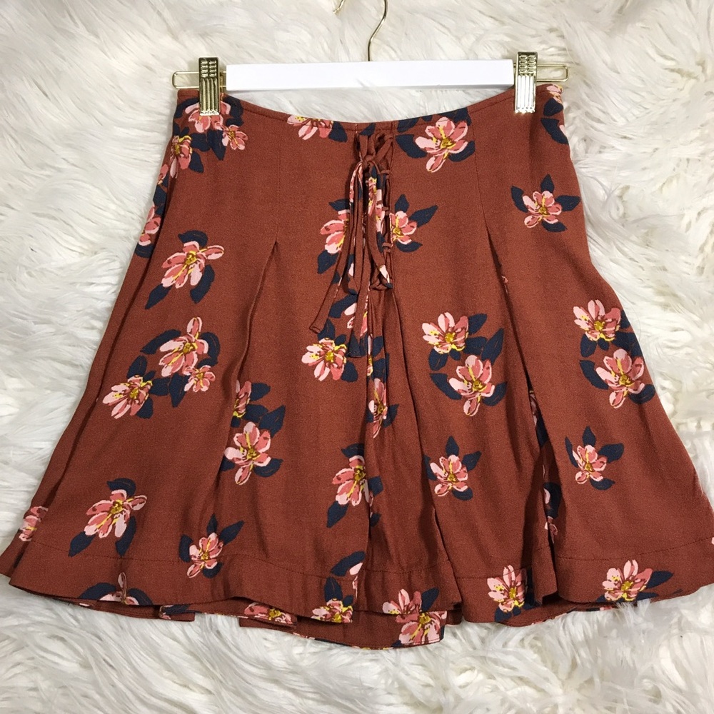 Free people floral skirt