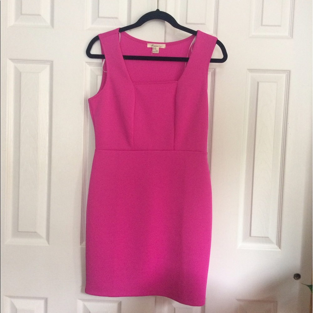 Barbie Pink Stretch Fitted Dress