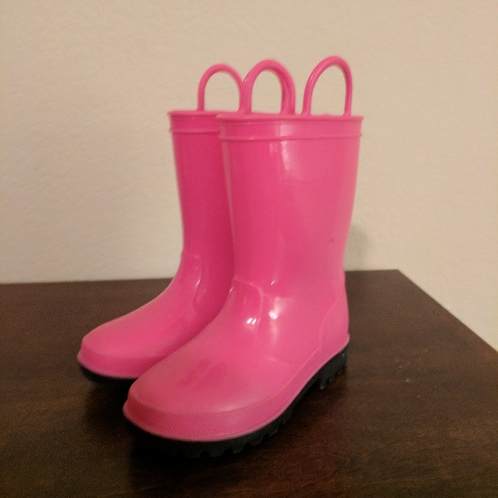 Pink Rain Boots