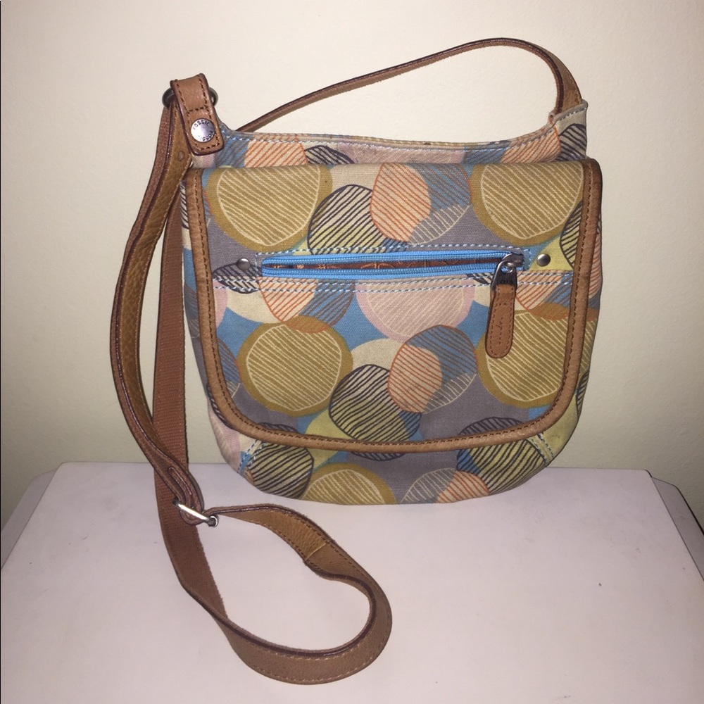 Fossil Crossbody in Modern Circles