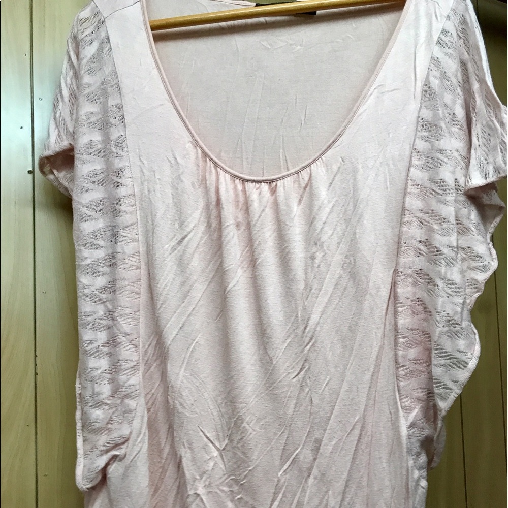 The Limited Light Pink Top Sleeve Detail Sz Large