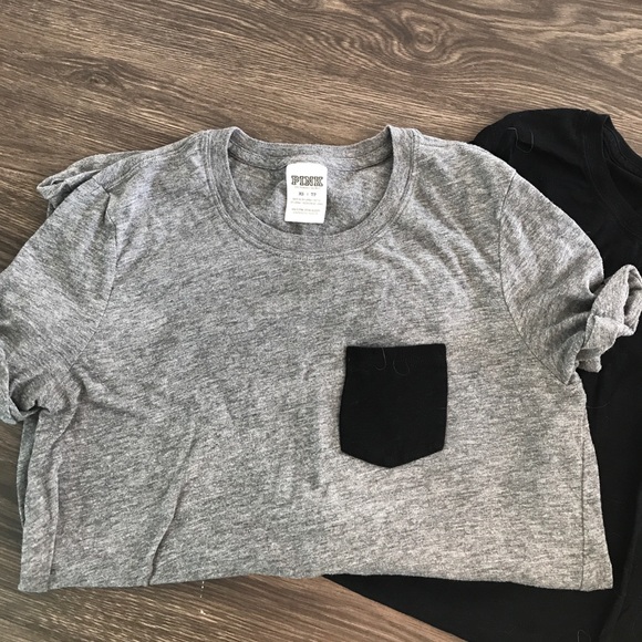 PINK pocket Tees - Picture 2 of 5