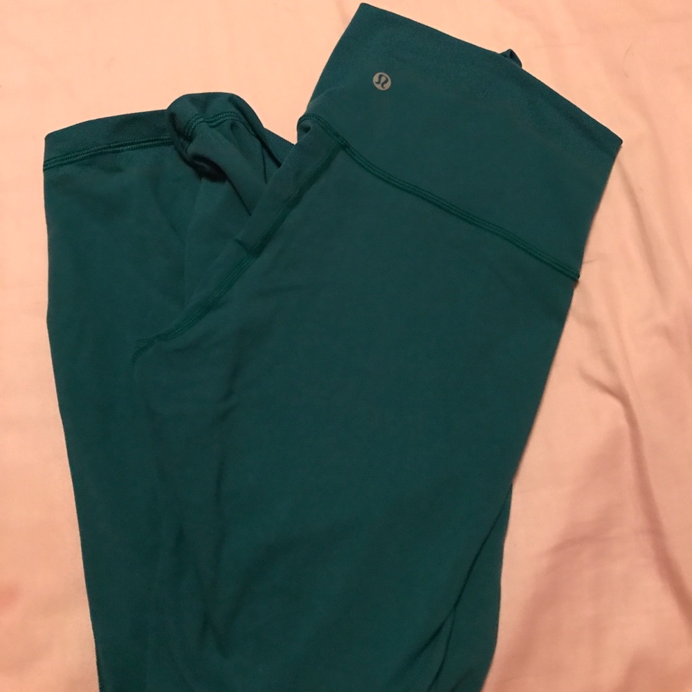Forest Green Lululemon Align 7/8 Leggings