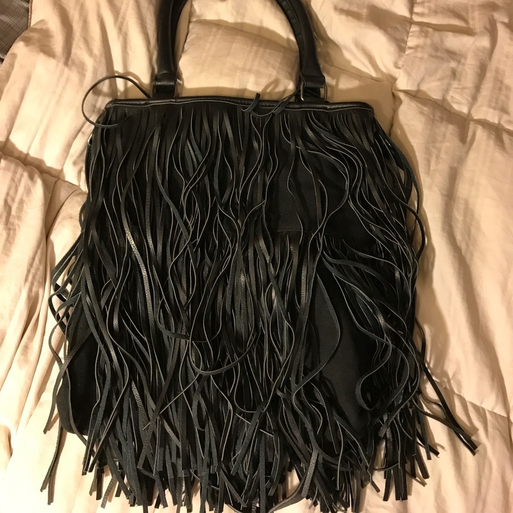 Fringe purse