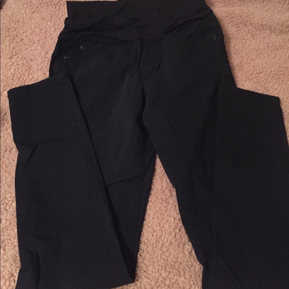 Black maternity pants size S