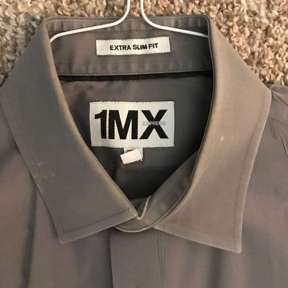 Gray Button-Down - Picture 2 of 3