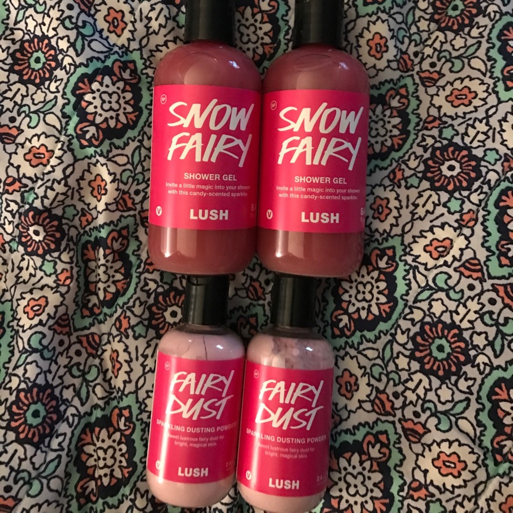Lush Snow Fairy shower gel & Fairy Dust bundle