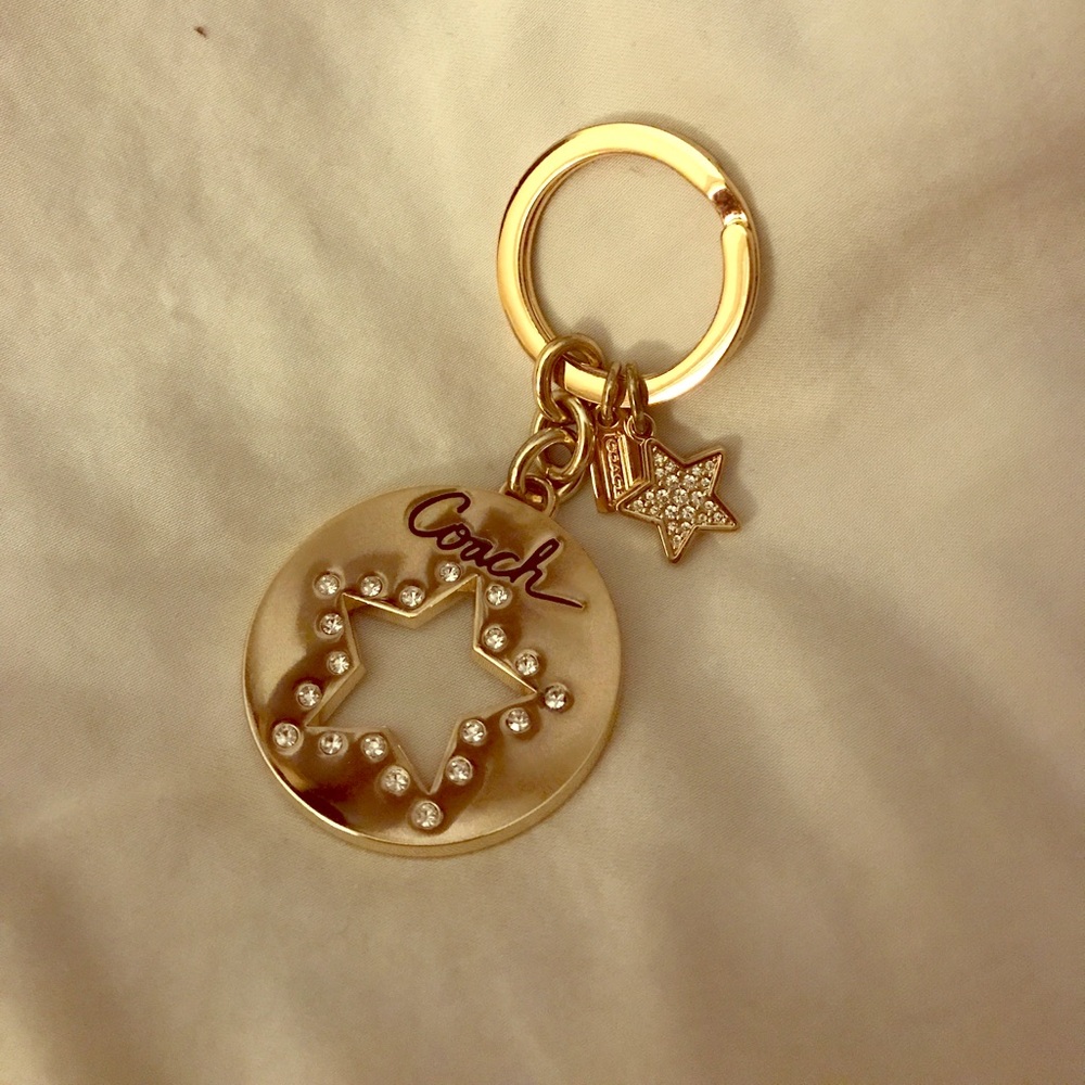 Coach keychain charm