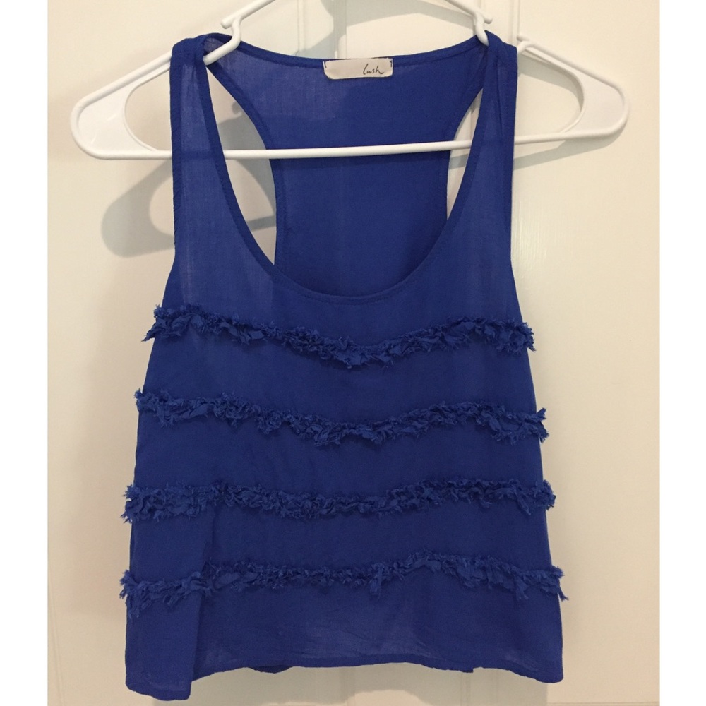 Lush royal blue top