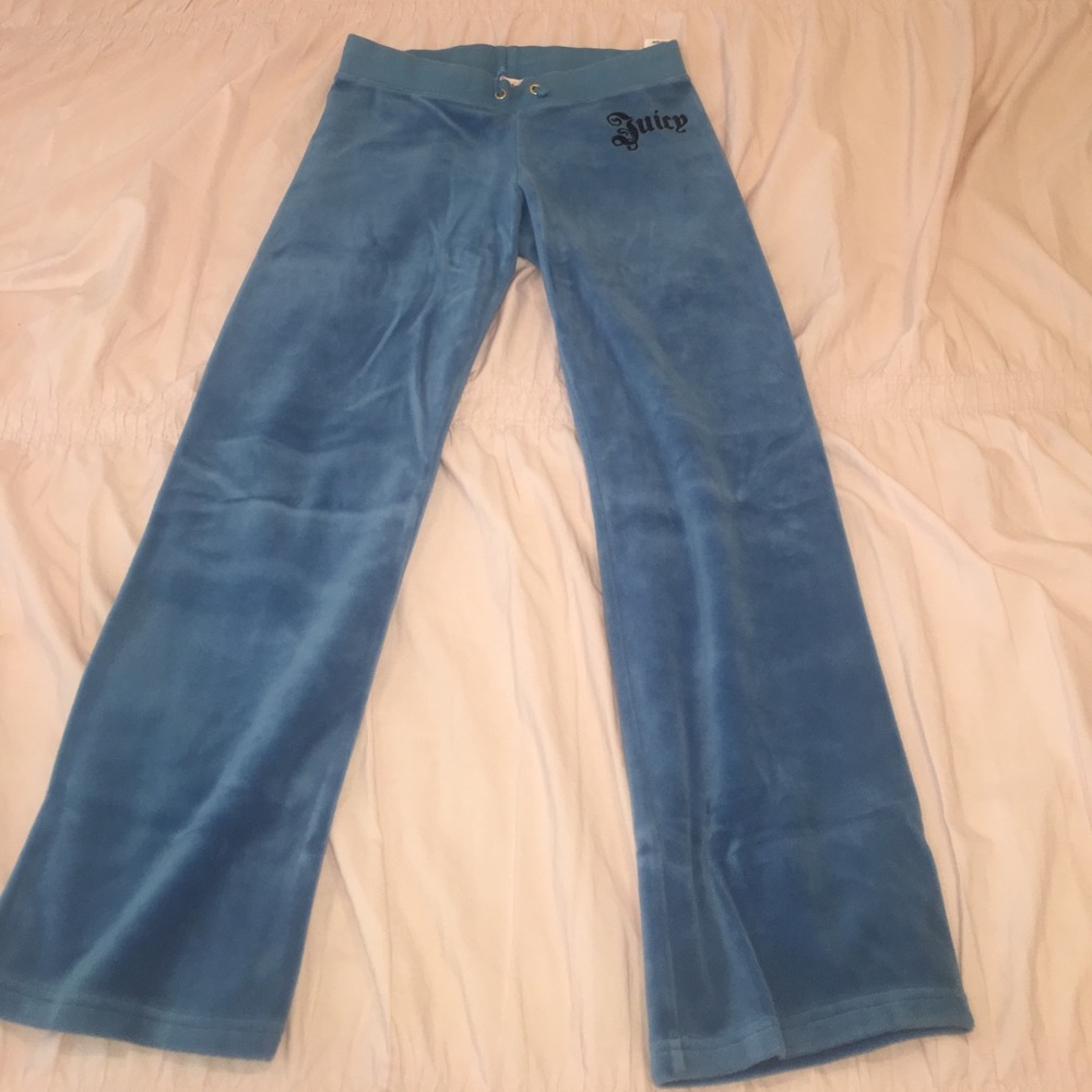 Blue velvet juicy couture pants