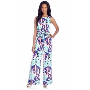 New Directions women's size SMALL v-back jumpsuit