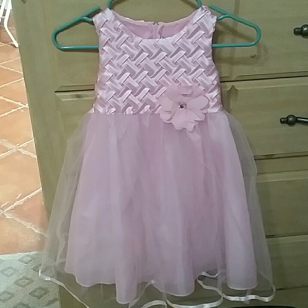 Girls Satin/Chiffon Dress