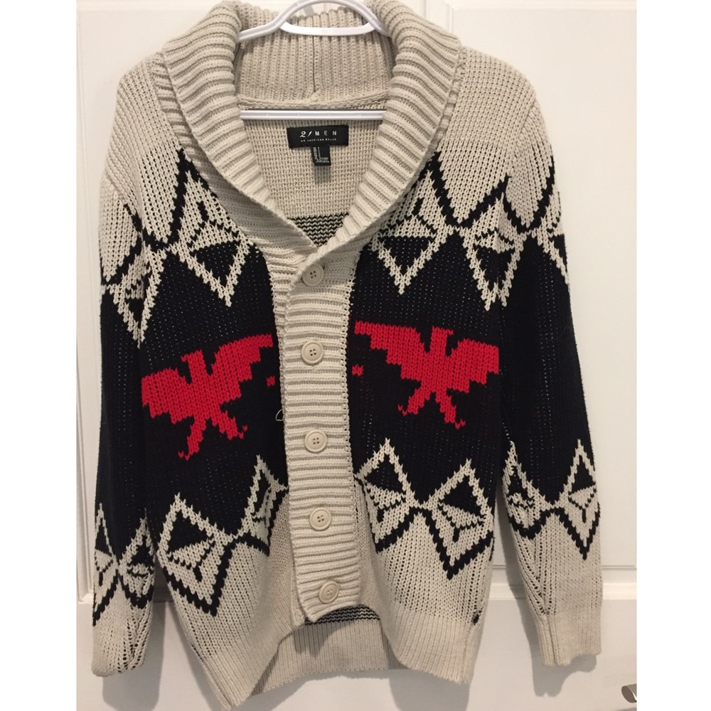 Forever 21 embroidered sweater size small