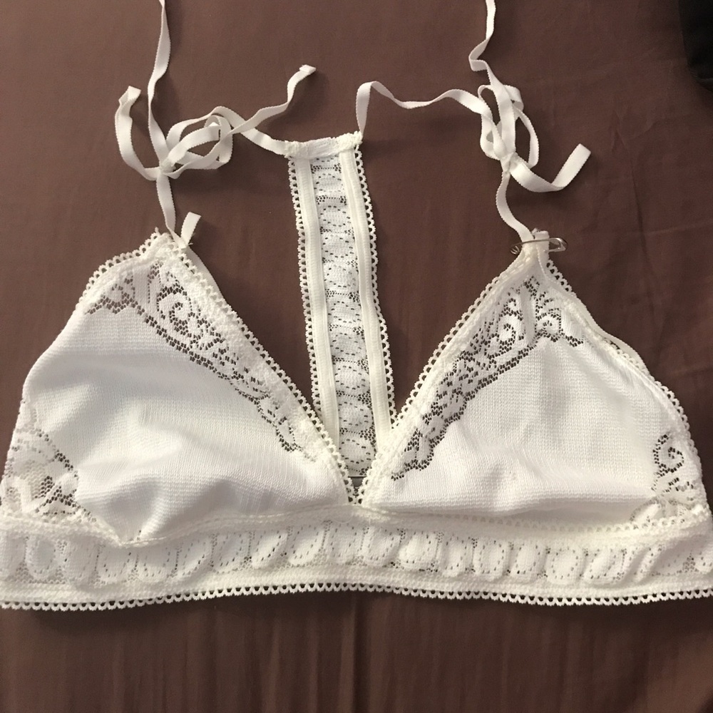 for love and lemons white bralette