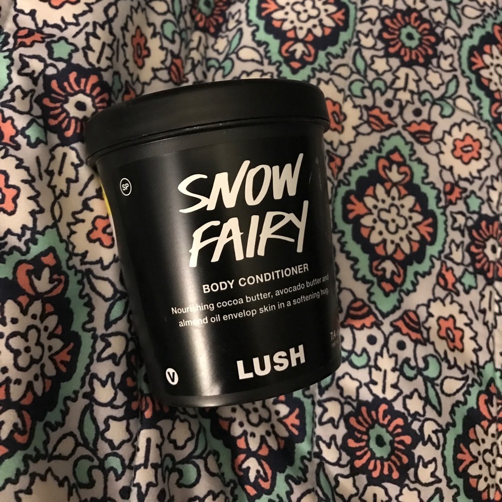 Lush Snow Fairy body conditioner
