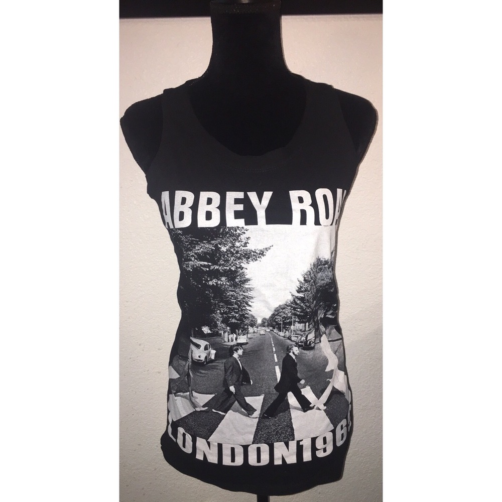 The free banana abbey road "Beatles" tank top