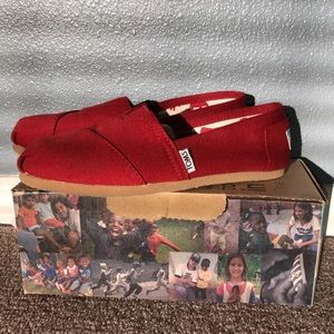 Toms Red Classic Canvas