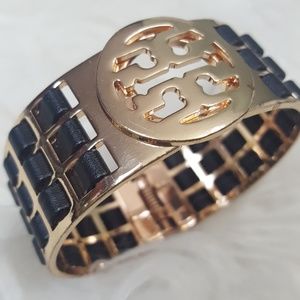 Tory Burch rose gold bangle