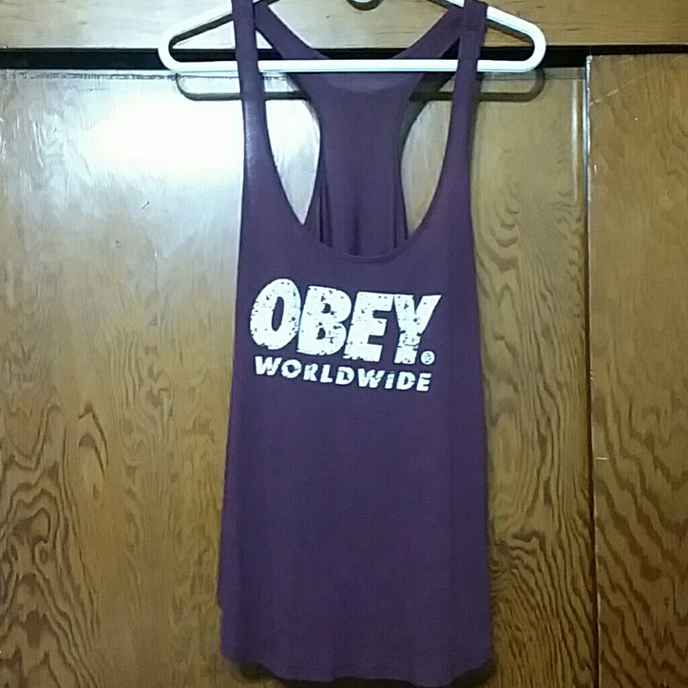 !!SOLD!! Obey racer back tank