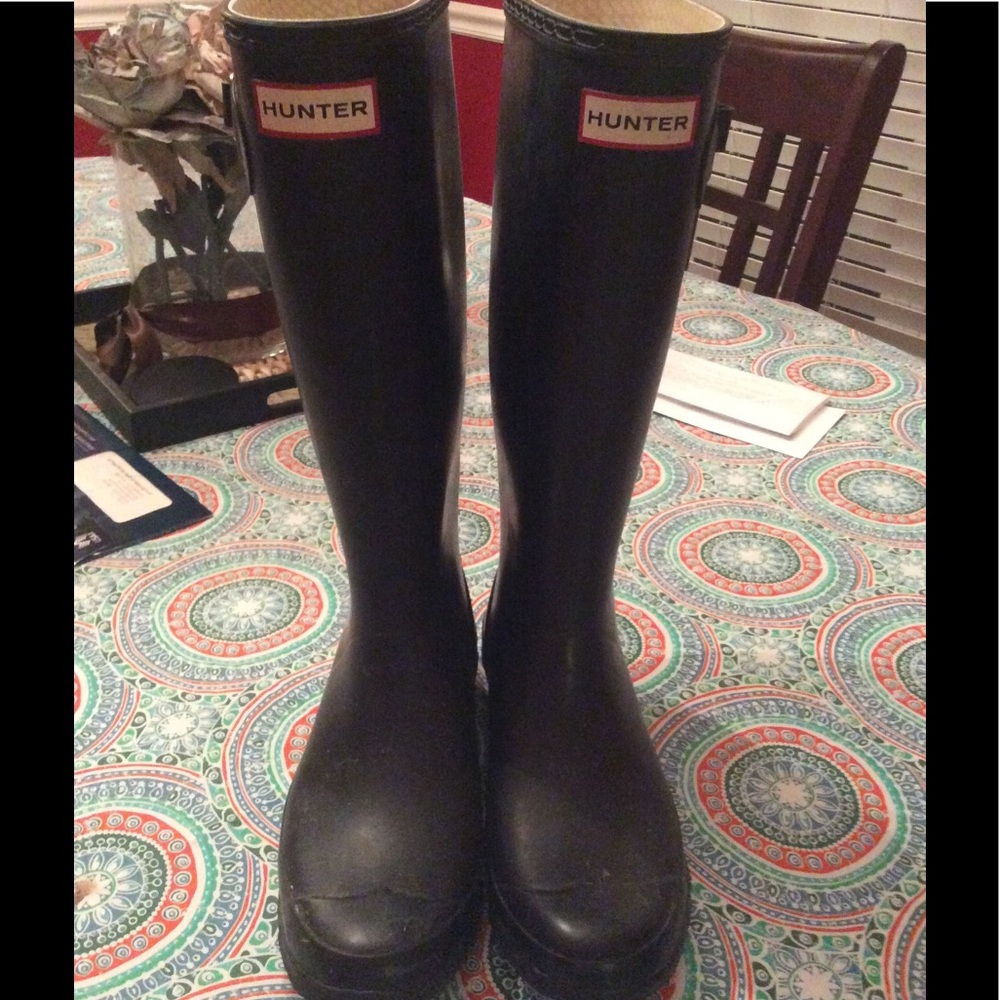 Hunter Wide Calf Rain Boots