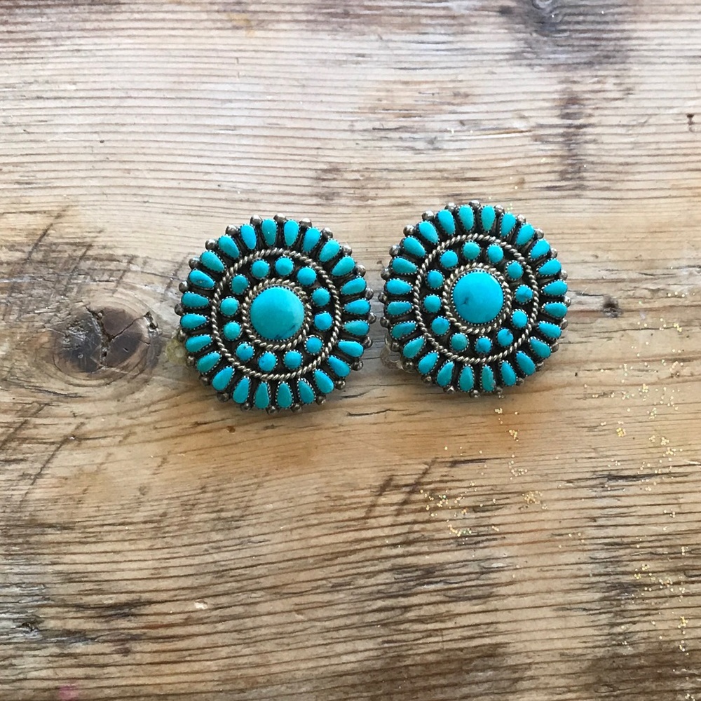 Paylusi Turquoise Sterling Earrings