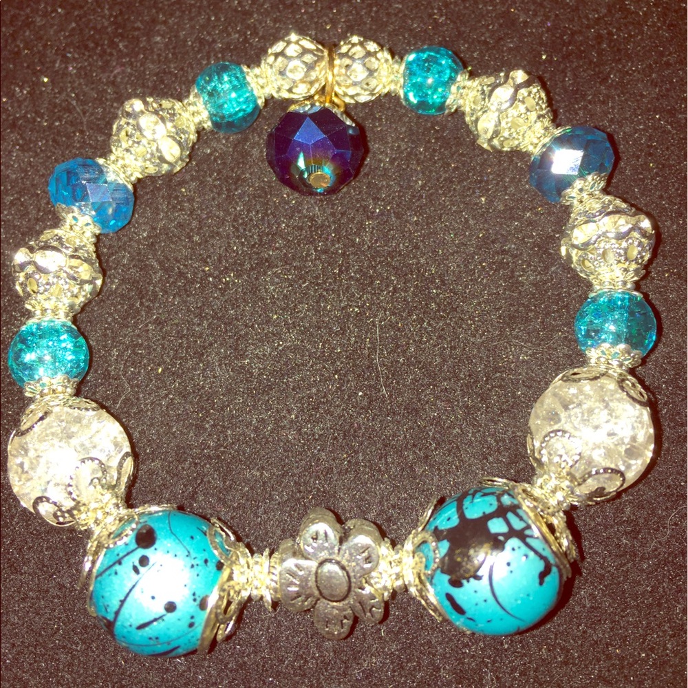 Turquoise & Silver Bracelet
