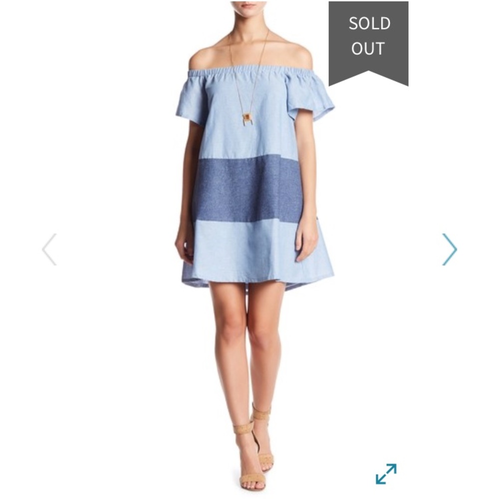 LoveRiche off the shoulder dress