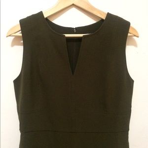 NWT Olive Green Ann Taylor Sheath Dress