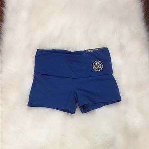 🍕nwt Abercrombie & Fitch yoga shorts blue