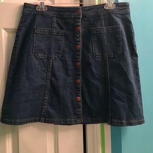 Francesca's Denim Skirt
