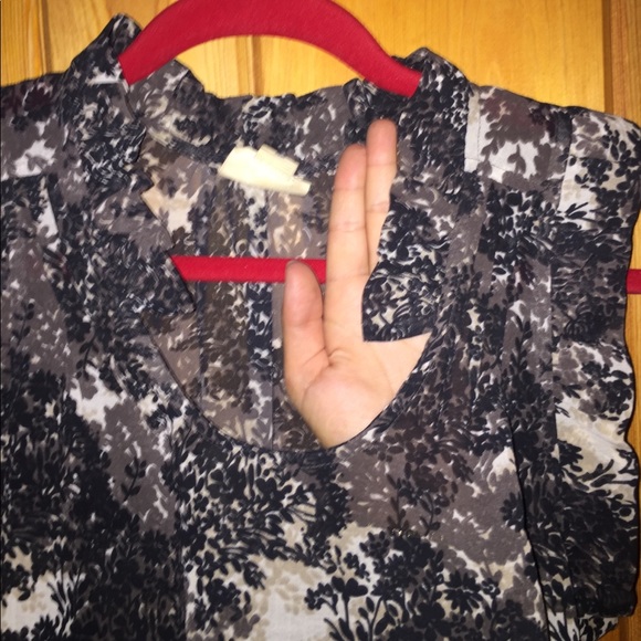 Converse, Shirt/Blouse/Tank Top, leafy pattern, XS - Picture 5 of 8